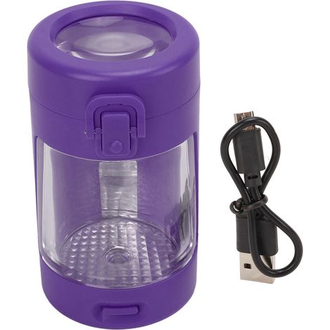 Boîte de rangement pour épices violette, hermétique et anti-odeurs, légère et compacte, conteneur idéal pour herbes et épices (1/5)