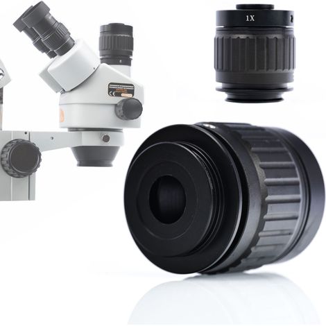 Adattatore regolabile per fotocamera stereoscopica per microscopio 1x