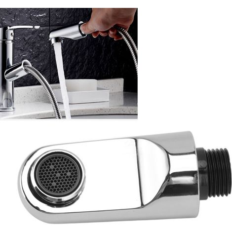 Pommeau de douche extractible pour robinet de cuisine, pommeau de douche portable chromé, diamètre de buse G1/2FYC-888 (1/5)