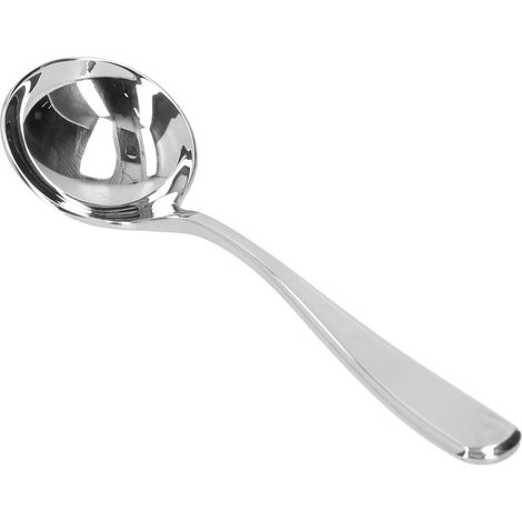 Cuillère à café en acier inoxydable pour mousse de lait, dessert, gâteau, crème glacée (1/5)