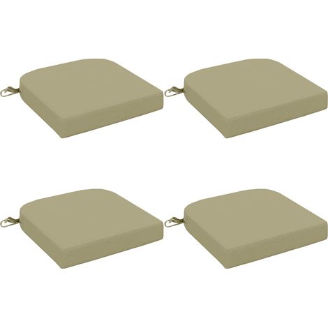 Coussins de siège en 4 pièces SOEST 4 pcs 100 % polyester