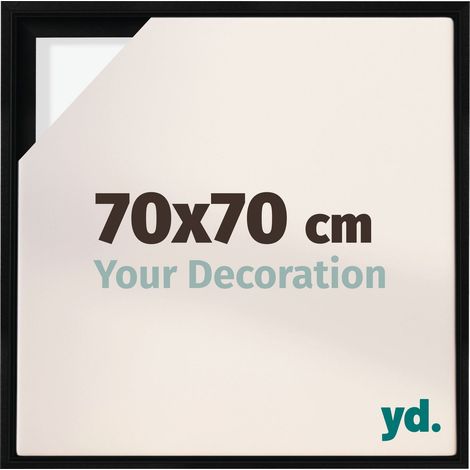 Your Decoration - Cadre flottant  - Noir Mat - Cadre en caisse américaine pour toile sur chassis - MDF - Lyon (1/5)