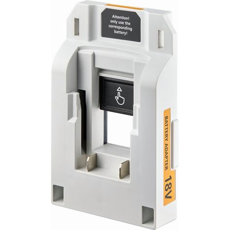 Laserliner PowerAdapter Akku-Adapter für DeWalt 18V, für Laserliner Multi-18V-Geräte, IP54, 84 g, DCB 183G-XJ/184-XJ