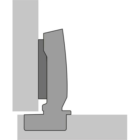Bisagra Sensys sin amortiguadores HETTICH Puerta superpuesta de 15 a 32 mm 110° a rosca - 9091580 (1/3)