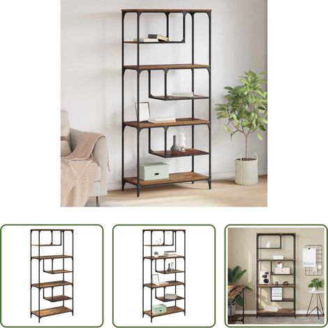 Bücherregal - Bücherregal Altholz 81 x 36 x 176 cm Holzwerkstoff (1/5)