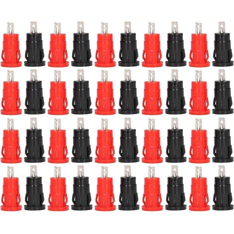20 Paar Bananenstecker 4 mm, hohe Leistung, lange Lebensdauer, vielseitig einsetzbar, Zubehör für elektrische Prüfungen