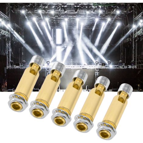 Projecteur universel à tête M10 avec dérivateur de vitesse externe et adaptateur M12, accessoires d'éclairage LED couleur bronze (1/5)