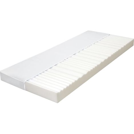FIMEI Matelas 180x200 cm Mousse PU 7 zones 10 cm H2 H3 (1/5)