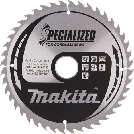 Lame de scie Makita 190x1 45x30 0 mm Z44 23°