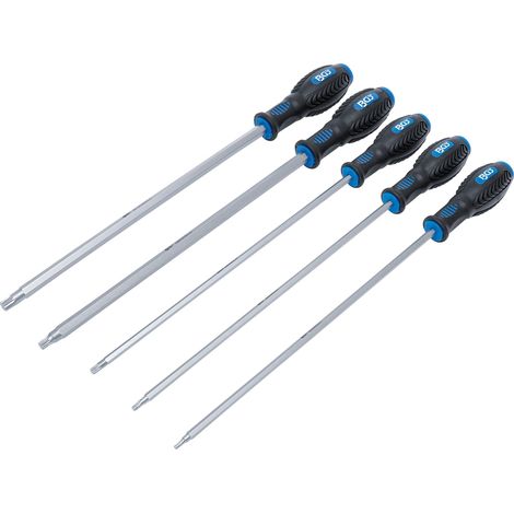 Jeu de tournevis denture multiple intérieure (pour XZN) 5 pièces BGS (1/4)