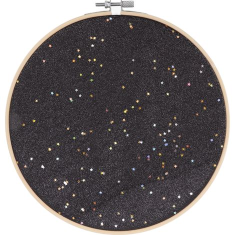 Présentoir à broches en similicuir bambou noir, diamètre 22 cm, rangement à bijoux peu encombrant (1/5)
