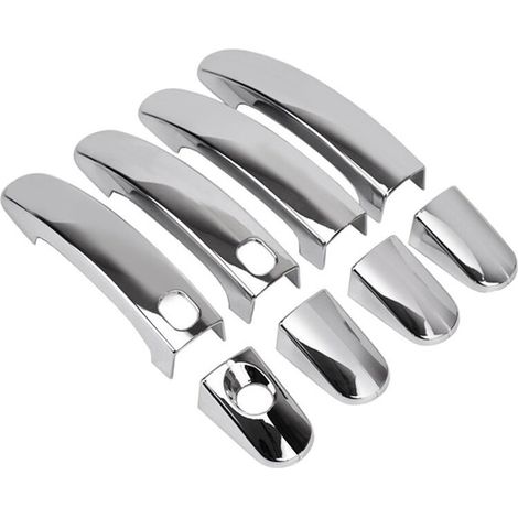 Cornici cromate per maniglie delle portiere con sistema di accesso senza chiave per Ford Focus Mk2 Mk3, Ford Escape, Ford C-Max, Ford S-Max e Ford Mondeo Mk4.