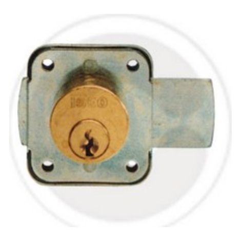 Serrure Iseo Art 108.214 SX pour portes en fer de meubles Meubles en acier galvanisA