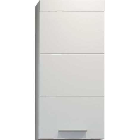 Armoire à pharmacie blanc brillant Divone 35cm (1/5)