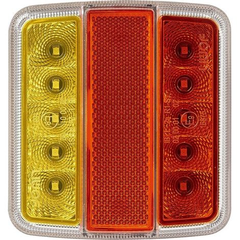 Fanale posteriore 4 funzioni 98x105mm 14LED PM