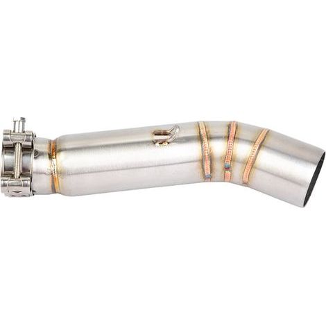 Connecteur de Tuyau Intermédiaire D'échappement de Moto, fabriqué en Acier Inoxydable à Haute Résistance avec de Bonnes Performances, en Particulier pour CBR400R CBR500R (1/5)