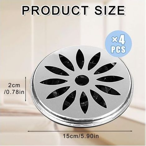 4pcs Porte Spirale Anti Moustique, Spirale Anti Moustique Exterior, Rond Support Spirale Anti Moustique pour Extérieur Maison, Jardin, Camping, Les Voyages (1/5)