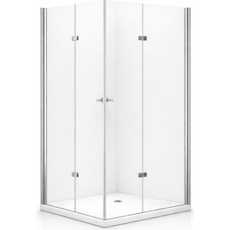 BuyLando Caroline 90x75x195 cm Eck Duschkabine Dusche