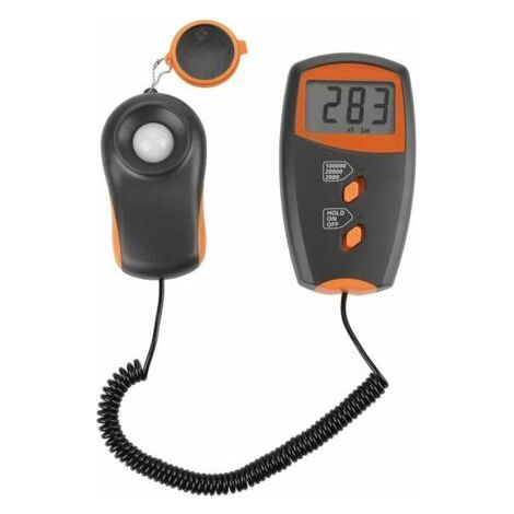 Luxmètre Numérique, 0-100,000 Illuminomètre Numérique LCD Affichage Light Meter Test précision élevée Environnemental Illuminomètre Sans Batterie Inclus Guazhuni (1/5)