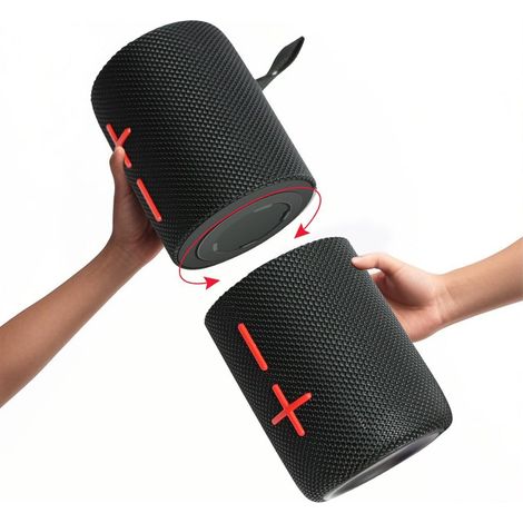 Enceinte Bluetooth Double Portable 2-en-1 Séparable - 40W, son stéréo puissant avec basses profondes, version 5.3, autonomie 24h, appairage TWS sans fil,étanche,pour l'extérieur/La Fête/Voyage (1/5)