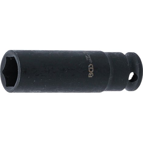 Llave de vaso bgs 7269 acero cromo molibdeno anillo goma (1/4)
