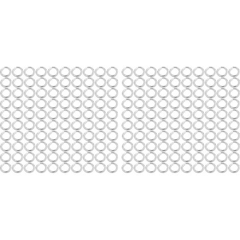 200 Stück M8-Sprengringscheiben aus Edelstahl 304, 0,5 Zoll Außendurchmesser, Befestigungsmaterial für Maschinen
