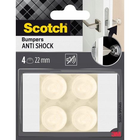 Klebepads scotch weiß 4 Stück 22 mm Durchmesser (1/2)