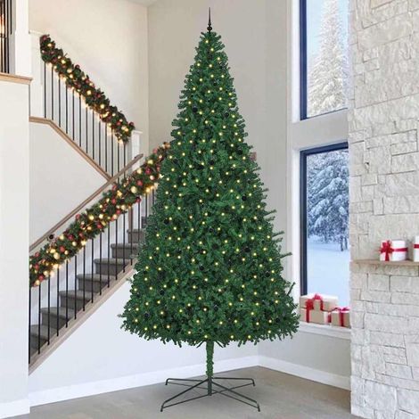 Sapin de Noël Vert 400 cm PVC (1/5)