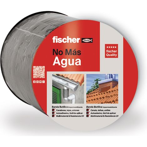Banda butílica gris 10 cm x 10 m (1/2)