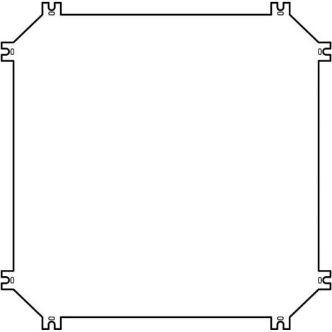 Platine de montage,matière isolante,pour coffrets CI44 000090827 EATON IM4 CI44