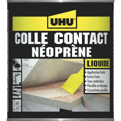 Colle Liquide - Universelle - Multi Matériaux : Métal, Cuir, Caoutchouc, Bois - Adhérence Immédiate - Transparente - Pot De 215 g (1/2)