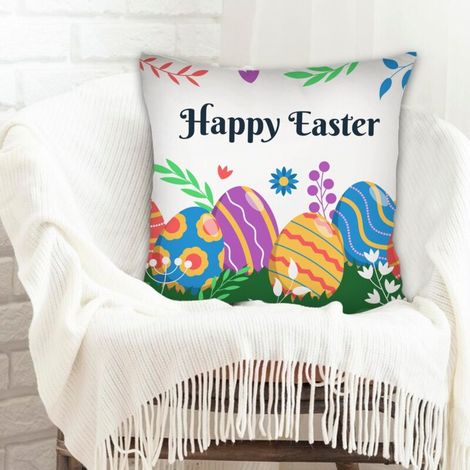 Housse de coussin sans coussin doux et respirant pour canapé, chambre, salon (1/5)