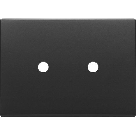 VIMAR - 22683.RN.2.03 Plaque ronde 3Mx2, gris anthracite