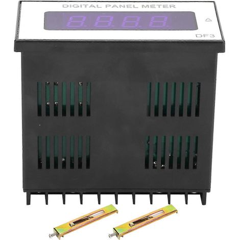 BERM Digital-Einbaumessgerät mit digitaler Anzeige für Strom und Spannung, DF3 AC10A 220V (1/4)