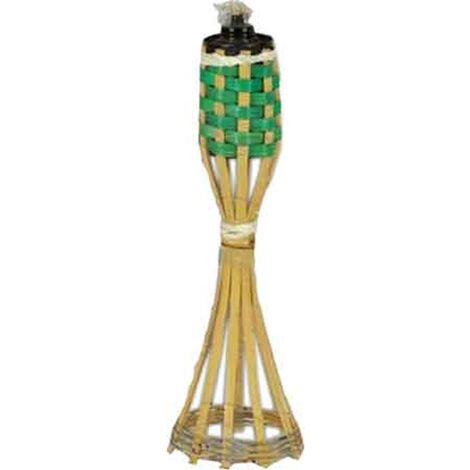 TORCIA IN BAMBOO CON BASE 35 cm