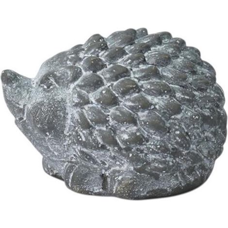 Hedgehog Ornament - L10 x W8 x H7 cm - Grey Cement