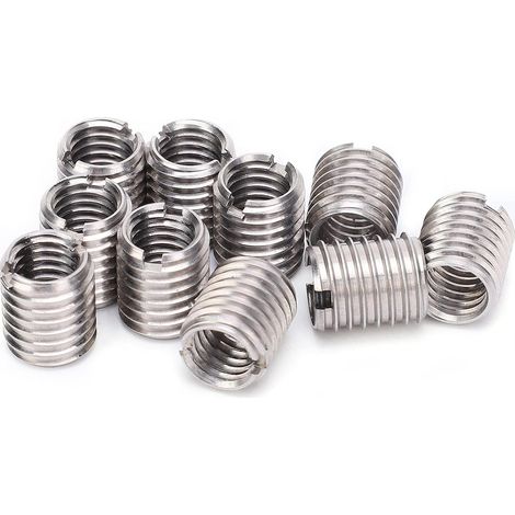 10 écrous à insert fileté M8 M10, manchon de réparation filetage (1/5)