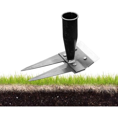 2 Dent Râteau De Désherbage en Acier Au Carbone, Rateau Jardin, Outillage De Jardin Râteau, Détachable Râteau De Jardin en Métal Très Résistant Double Face pour Backyard Farm Farm (1/5)