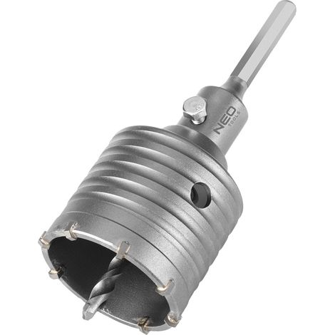 Scie cloche en carbure de 65 mm avec adaptateur hexagonal et foret pilote (1/5)