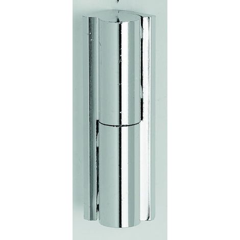 Paumelle de meuble universelle 1101 sans vase laiton chromé hauteur 70 mm - BROS