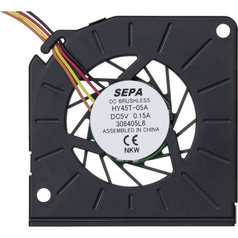 SEPA HY45T05A-830 Radiallüfter 5 V/DC 2.3 m³/h (L x B x H) 45 x 45 x 5 mm