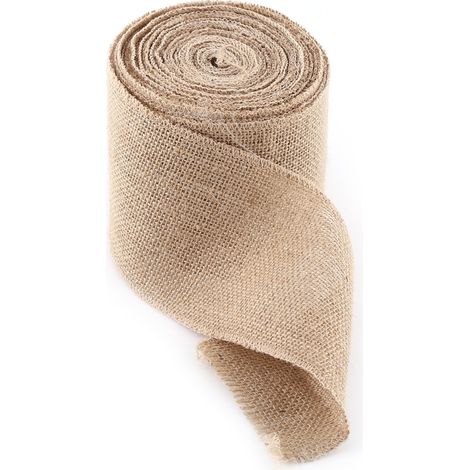 Vintage-Juteband, 10 Meter lang, für Tischdekoration und DIY-Projekte (10 cm breit)