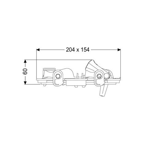 KESSEL 70261 Couvercle de verrouillage Staufix