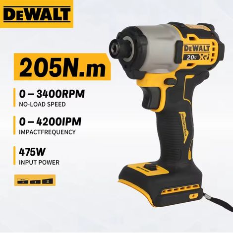 Avvitatore a percussione a batteria 20V DEWALT DCF845 motore brushless (1/5)
