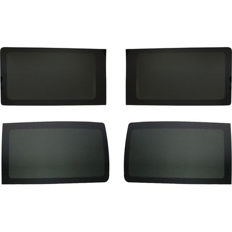 Vitres de Fenêtres Latérales Coulissantes Arriéres pour VW T5 T6 2003-2024 L1 4x (1/5)