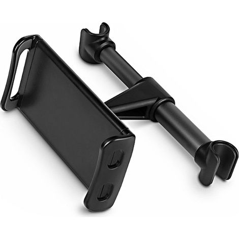 Support d'appui-tête de voiture, support rotatif à 360 ° pour tablette et téléphone, support de siège arrière noir (1/5)