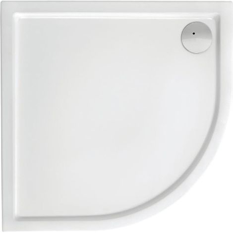 Receveur de douche d'angle en acrylique Granada - 900x900mm - Blanc