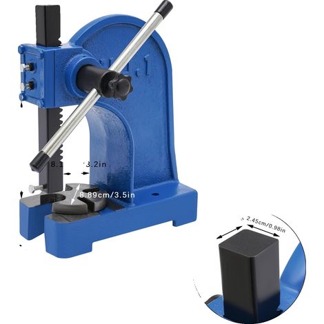 Arbor Press, manuale, da tavolo, blu (1/2)