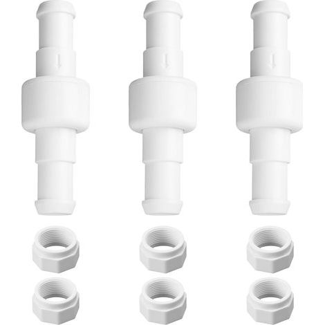 Lot de 3 Remplacement Tuyau Polaris D20/D-20, Émerillon À Roulement À Billes pour Nettoyeur Piscine avec Écrous pour Polaris 180 280 380 480 3900 (1/5)