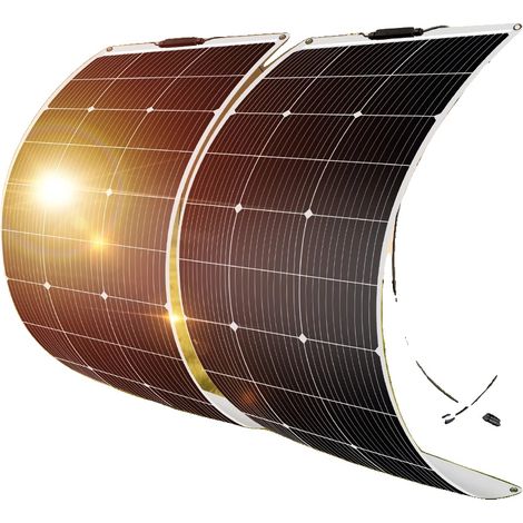 Panneau Solaire Flexible, Puissance Maximale 100W, Tension Maximale 18.00V, Courant Maximal 5.56A, Tension à Circuit Ouvert 20.5V, Courant de Court-Circuit 6.5A (1/5)